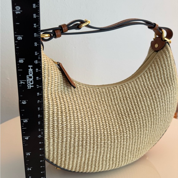 FENDI *NEW* Fendigraphy Raffia & Leather Bag with Dust Bag - Picture 8 of 17